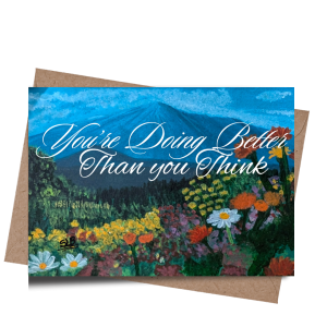 Mental Health Affirmation Card - Depression - Wildflowers Collection