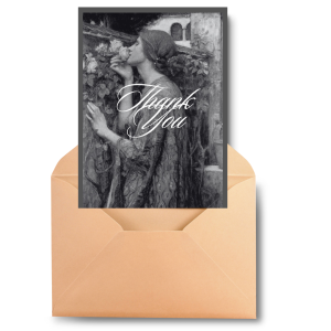 Thank you card - Soul of a Rose