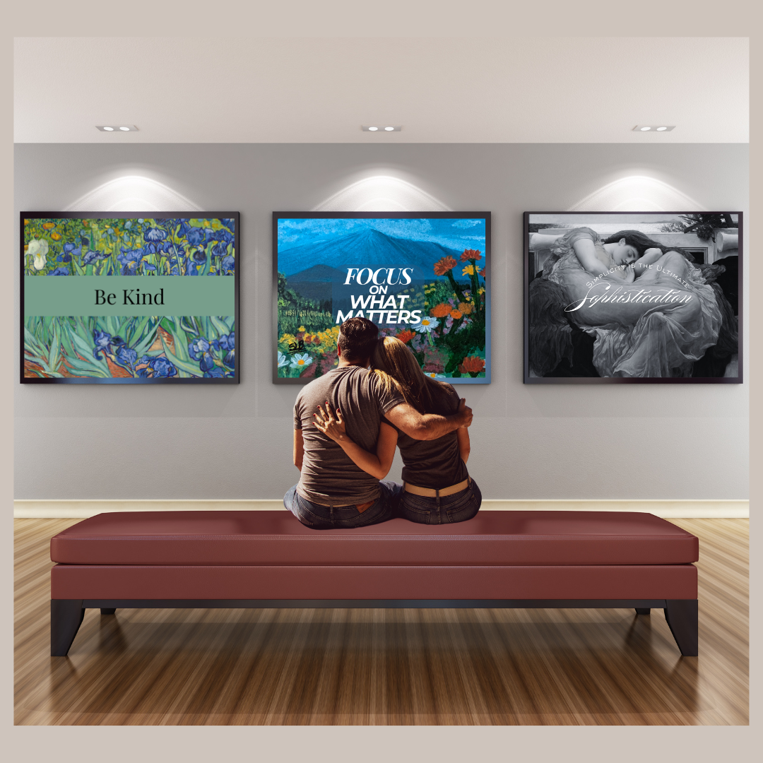 Motivational Quote Wall Art on Canvas - Wildflowers Collection - Image 5