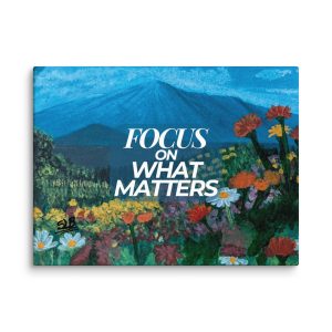 Motivational Quote Wall Art on Canvas - Wildflowers Collection