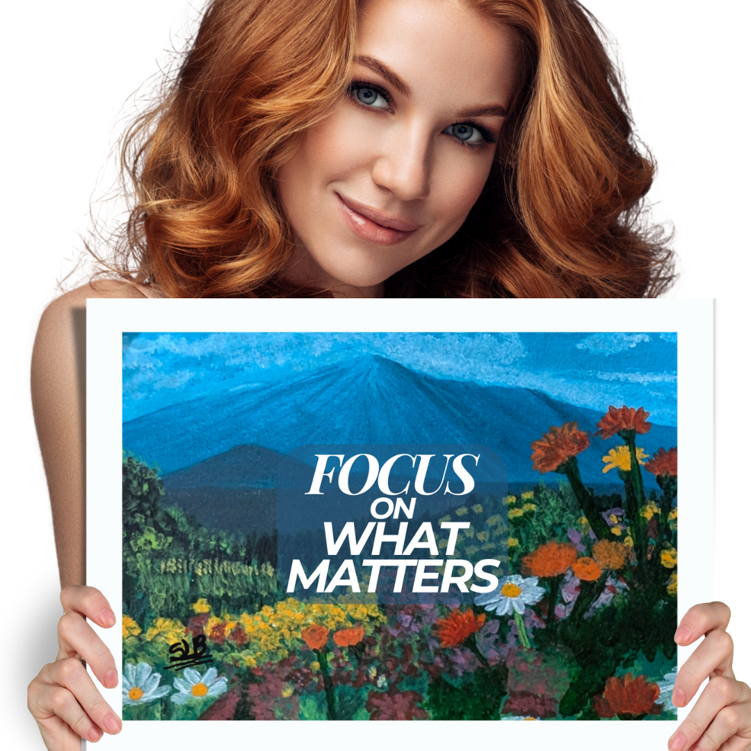 Motivational Quote Wall Art on Canvas - Wildflowers Collection - Image 3