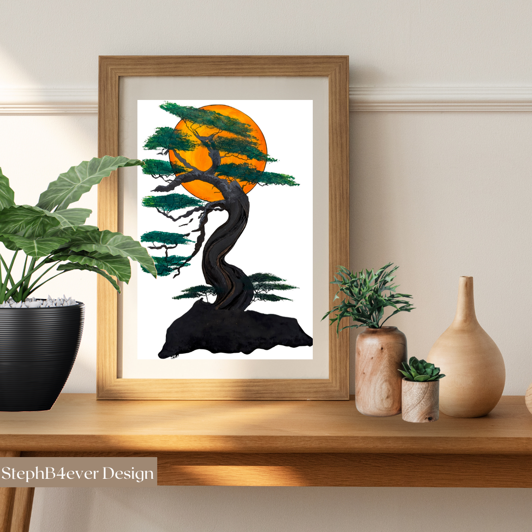 Wall Art on Canvas - Bonsai - Image 2