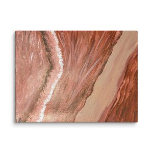 Wall Art on Canvas - Sandy Layers