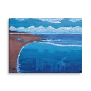 Wall Art on Canvas - Ocean Blue