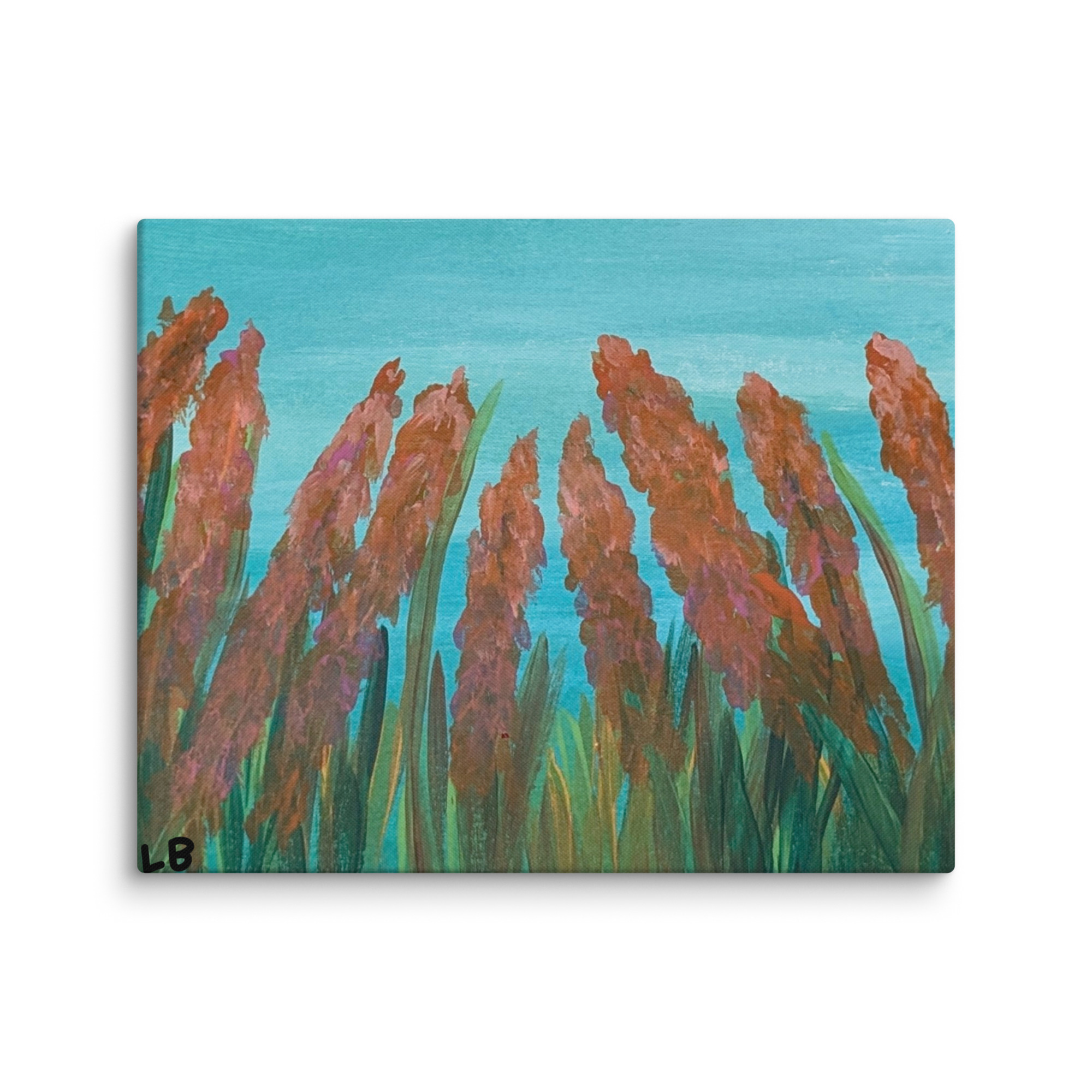 Wall Art on Canvas - Red Flowers - Image 11