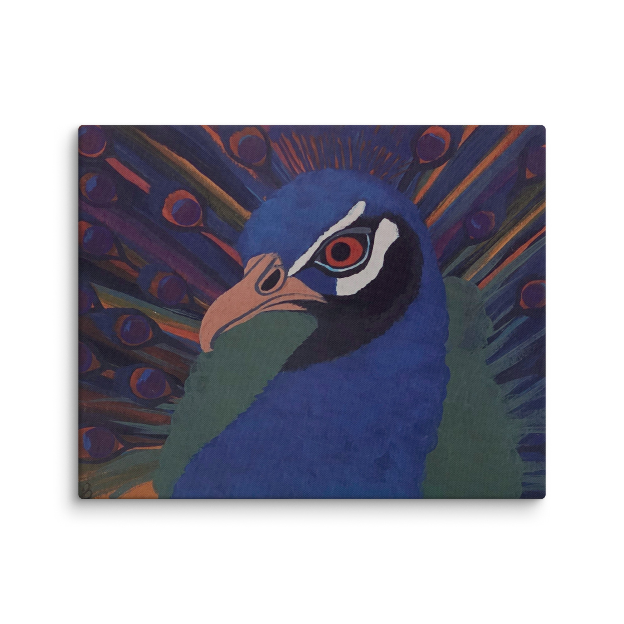 Wall Art on Canvas - Angry Peacock - Image 11