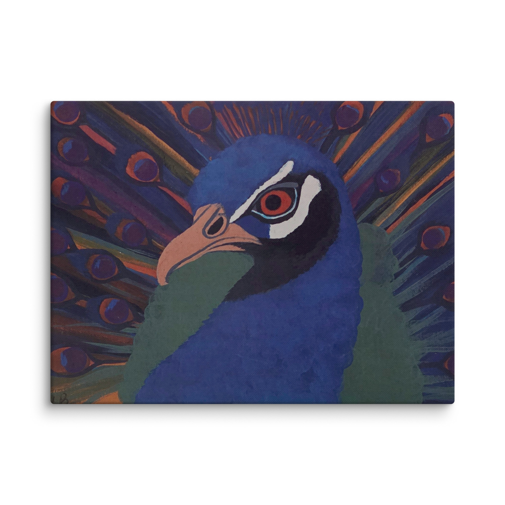 Wall Art on Canvas - Angry Peacock - Image 12