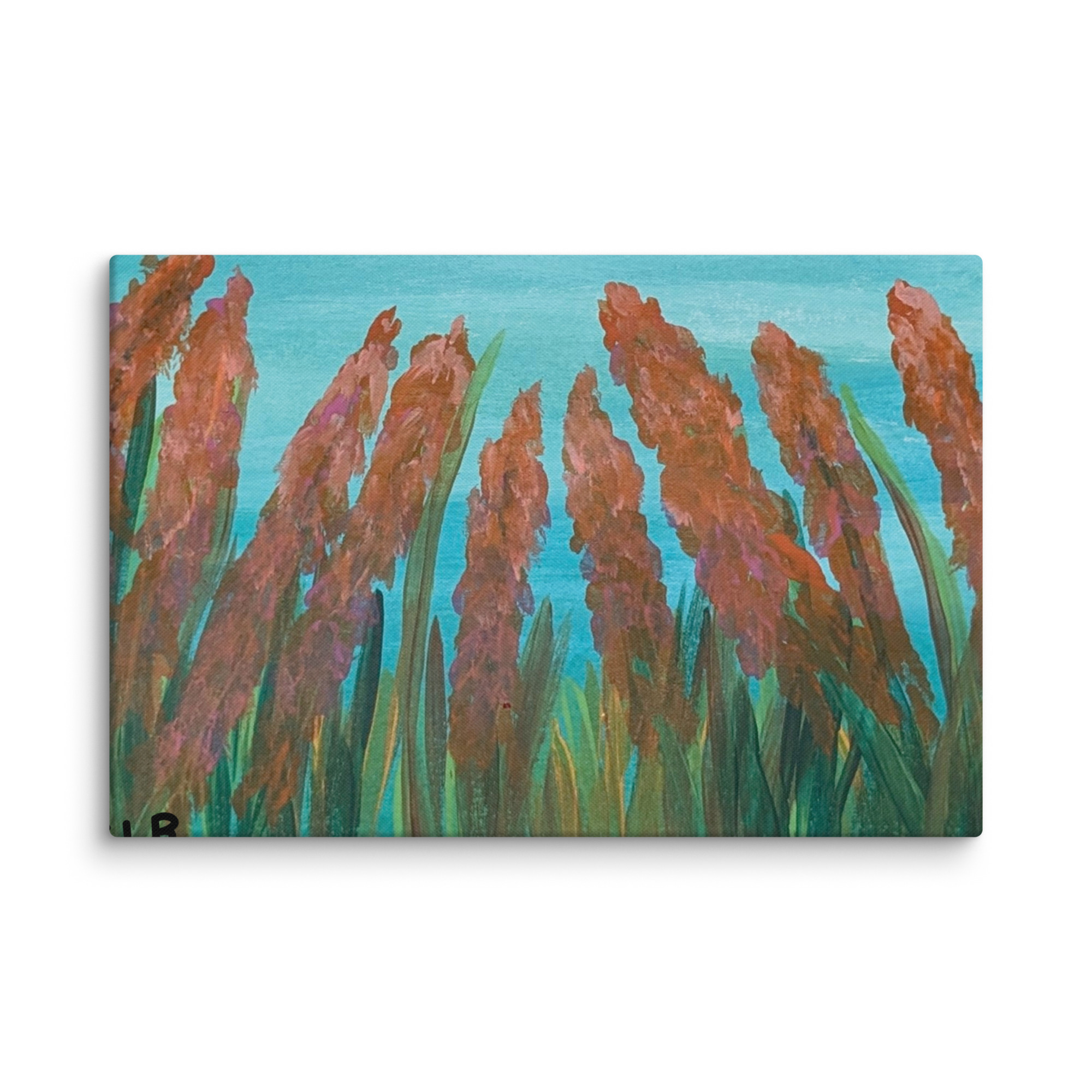 Wall Art on Canvas - Red Flowers - Image 13
