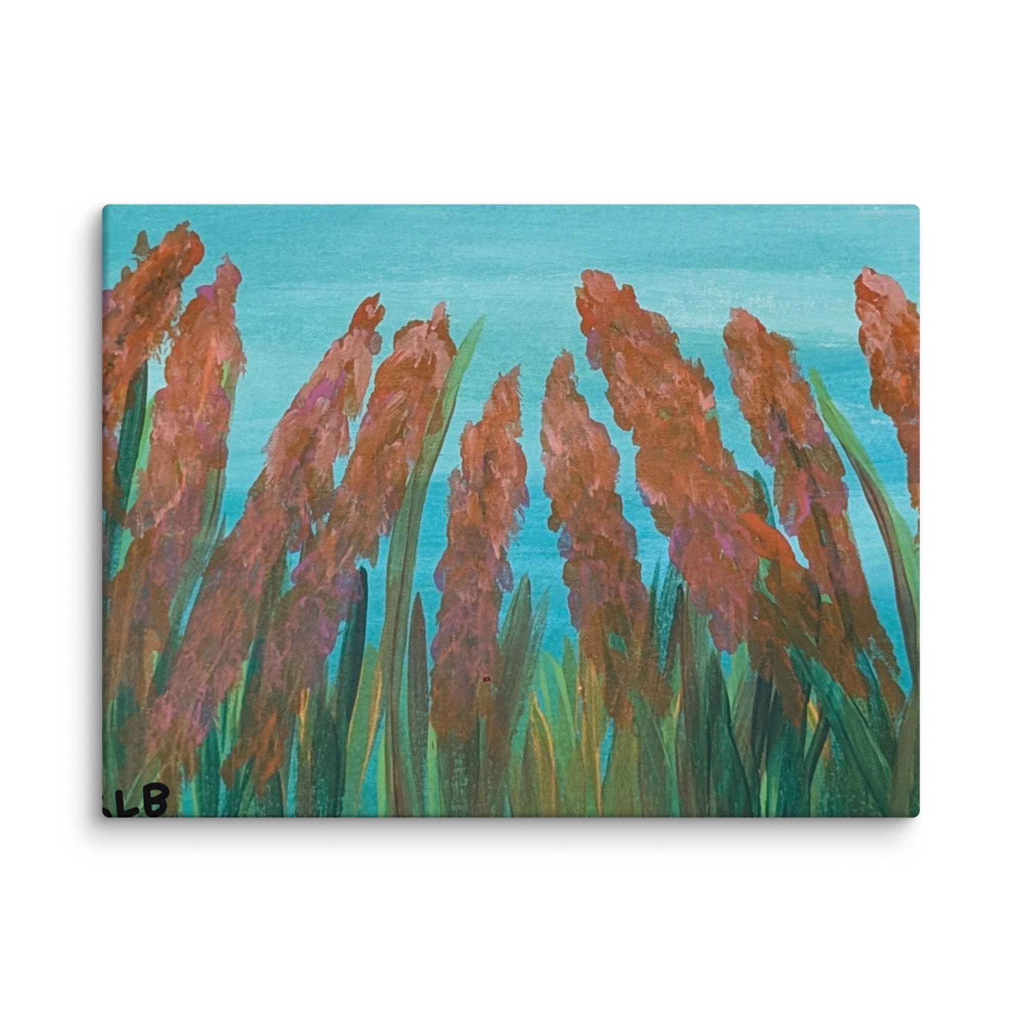 Wall Art on Canvas - Red Flowers - Image 5