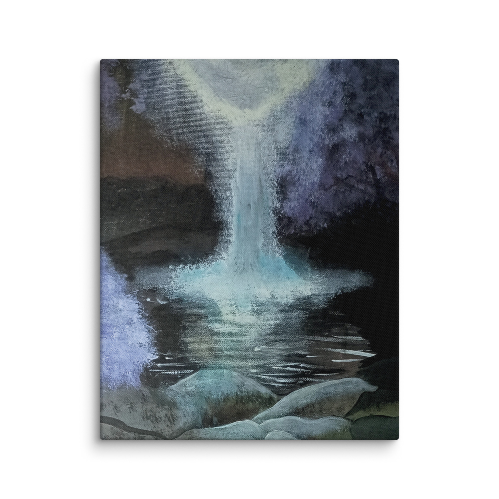 Wall art on Canvas - Purple Waterfall - Image 2