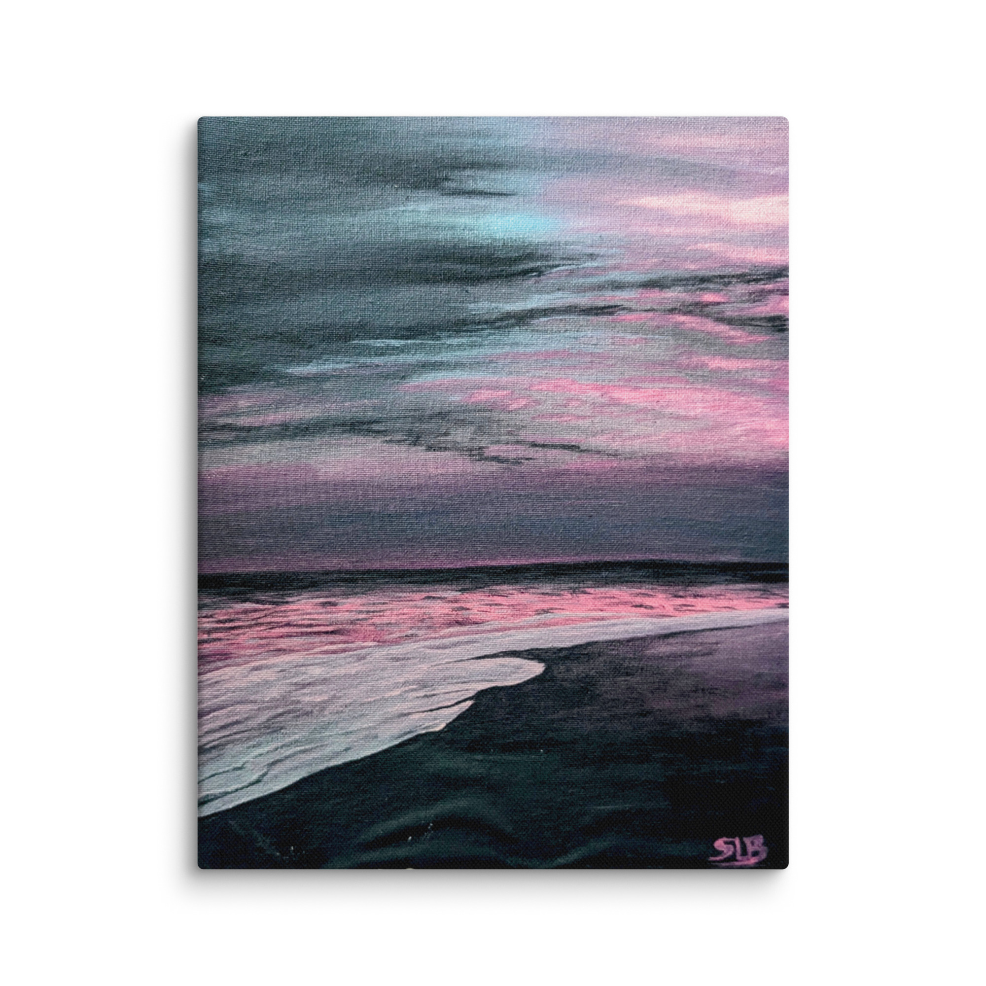 Wall Art on Canvas - Ocean Pink - Image 2