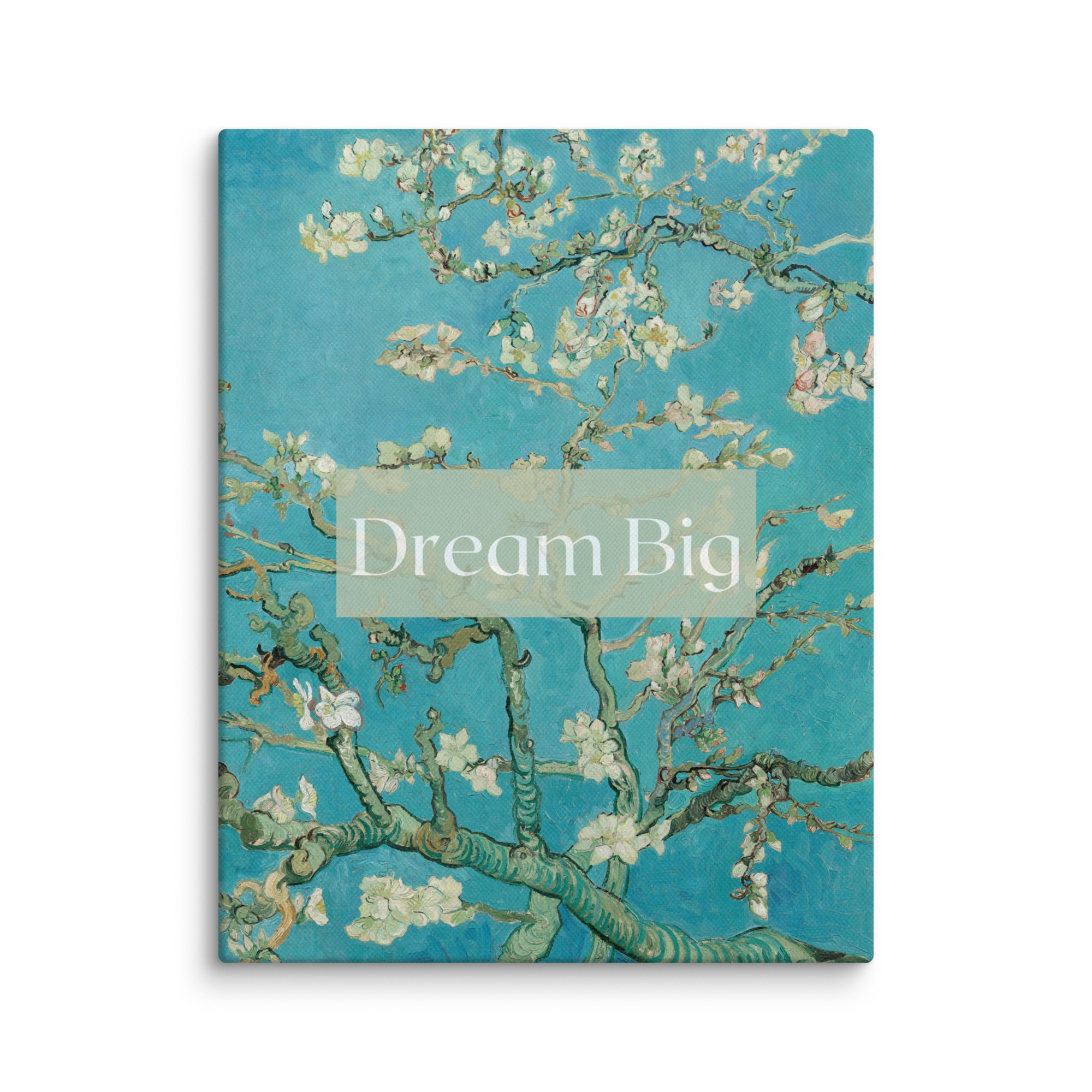 Motivational Quote Vintage Wall Art on Canvas - Dream Big - Image 2
