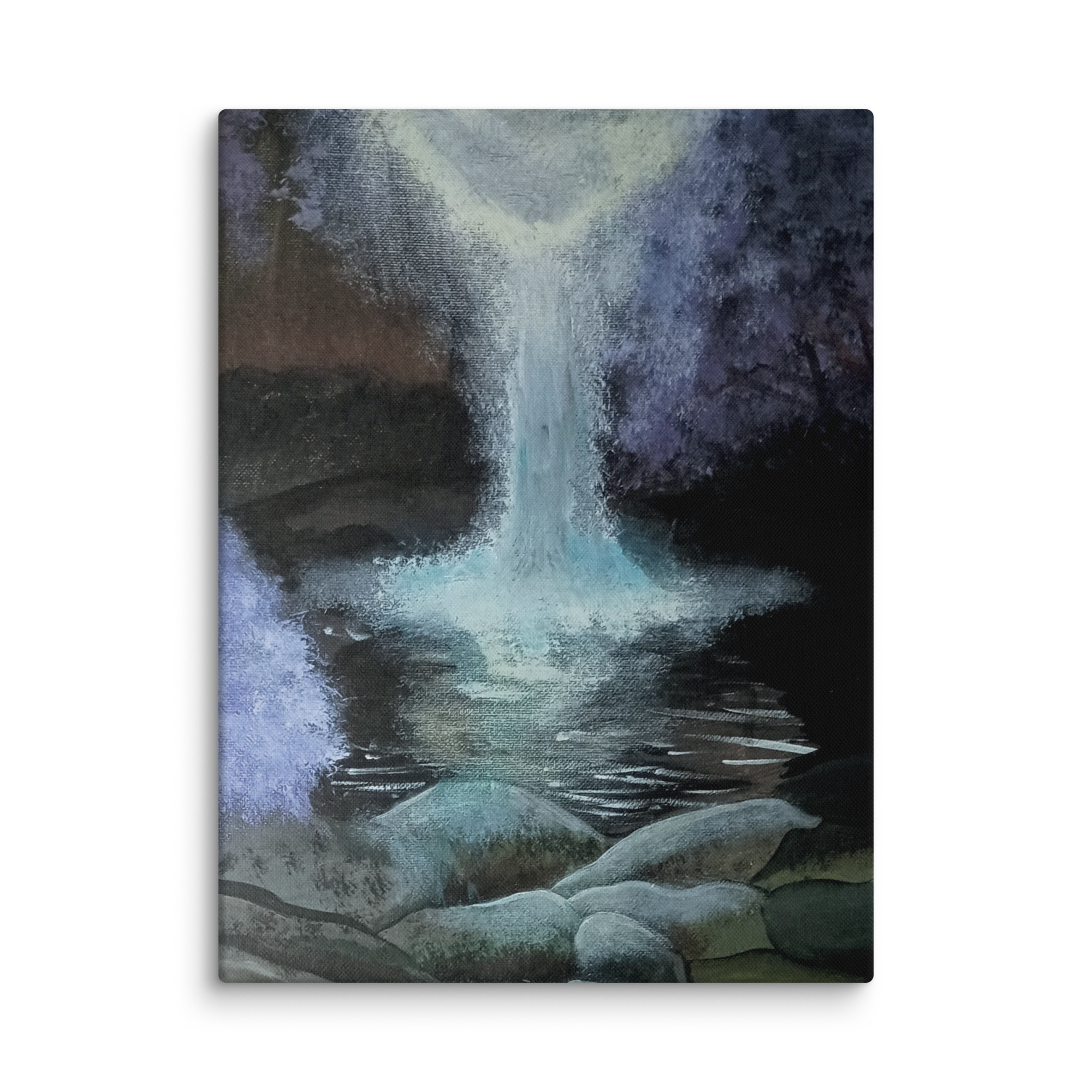 Wall art on Canvas - Purple Waterfall - Image 9