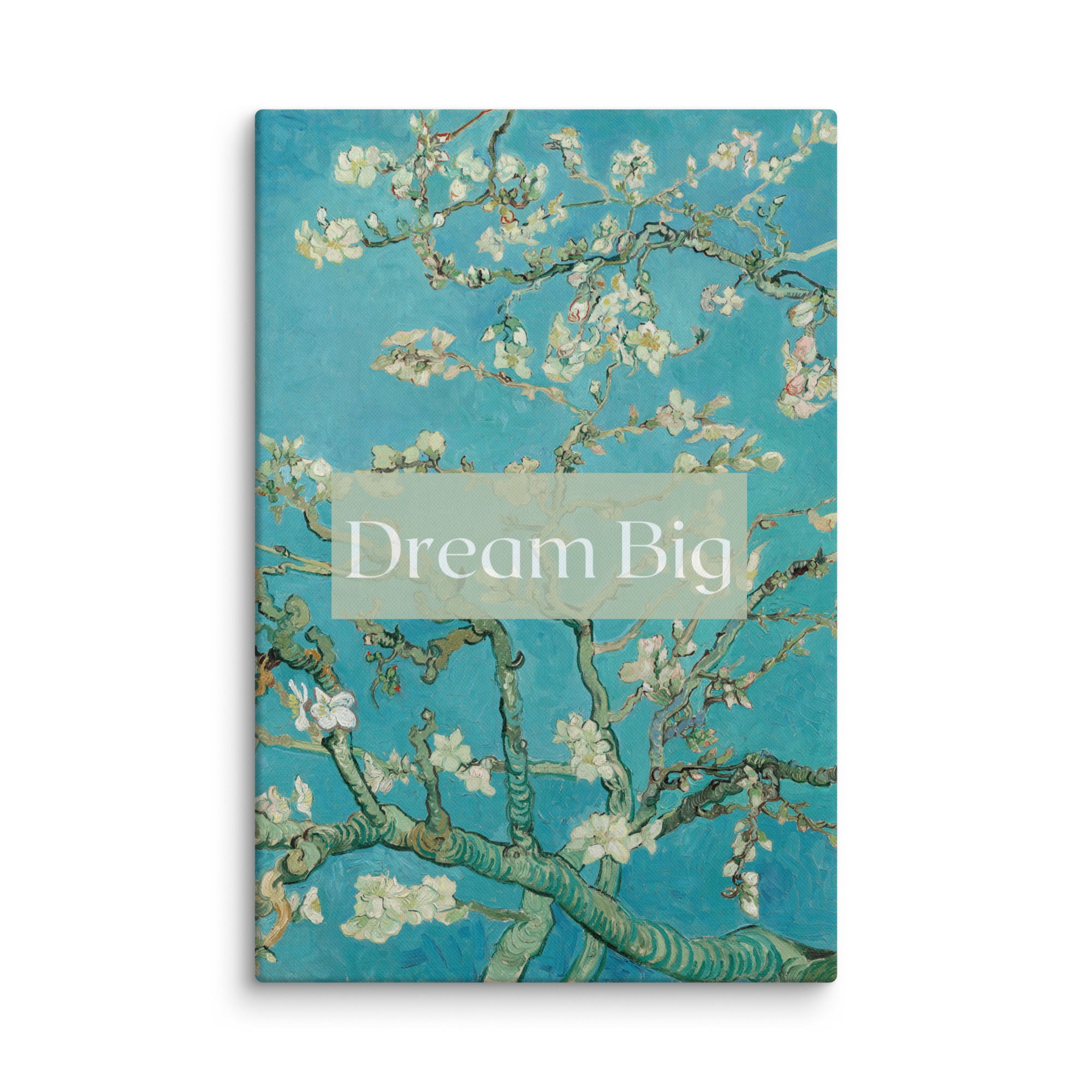 Motivational Quote Vintage Wall Art on Canvas - Dream Big - Image 3