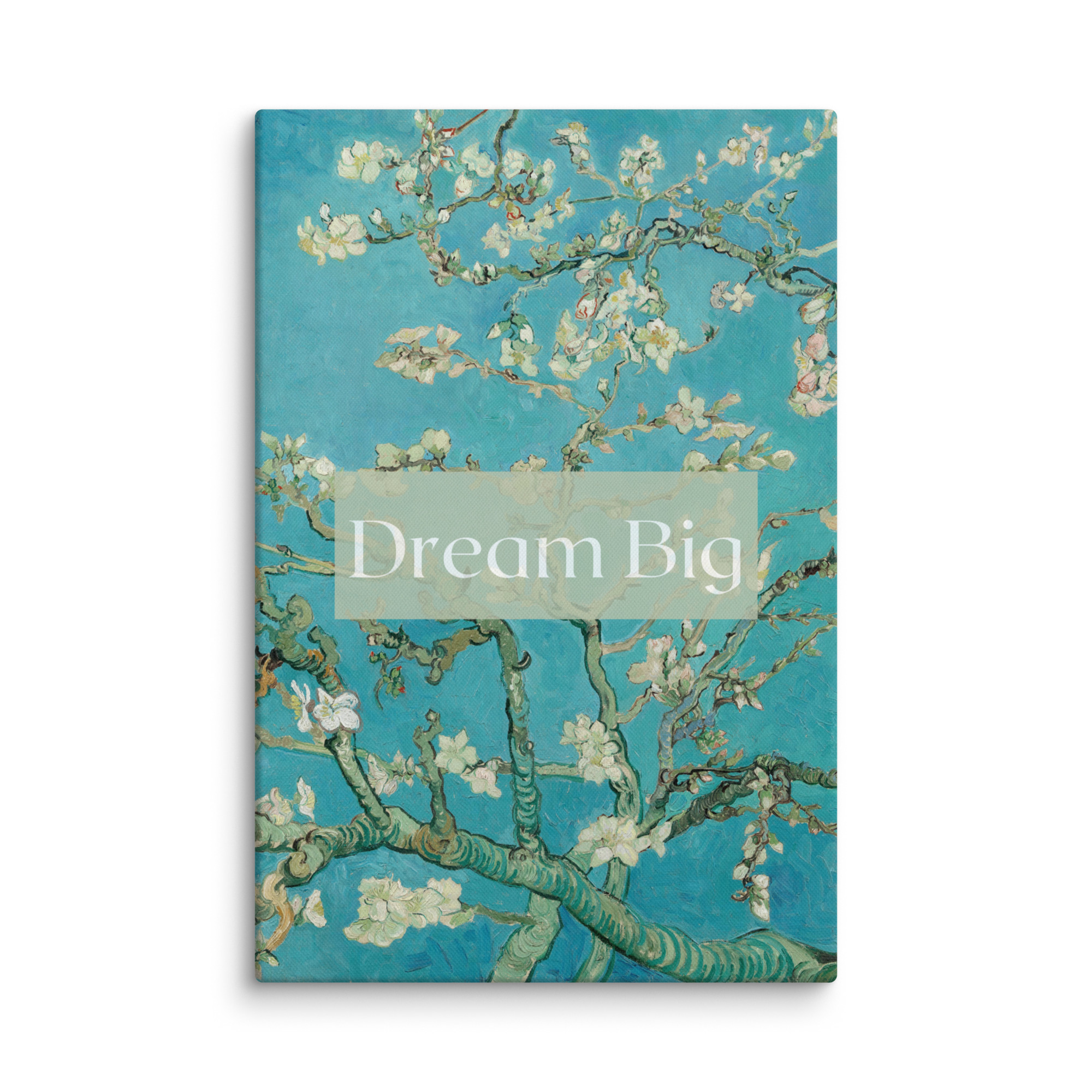 Motivational Quote Vintage Wall Art on Canvas - Dream Big - Image 10