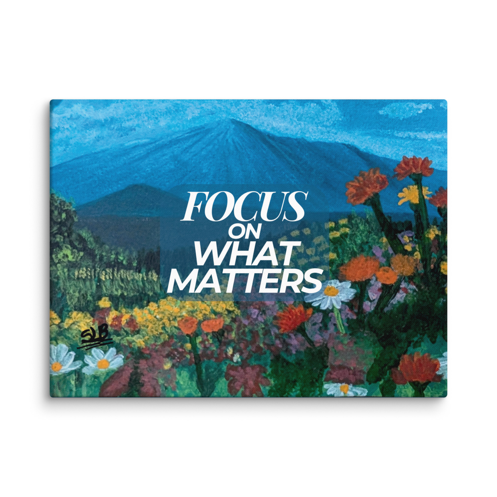 Motivational Quote Wall Art on Canvas - Wildflowers Collection - Image 16