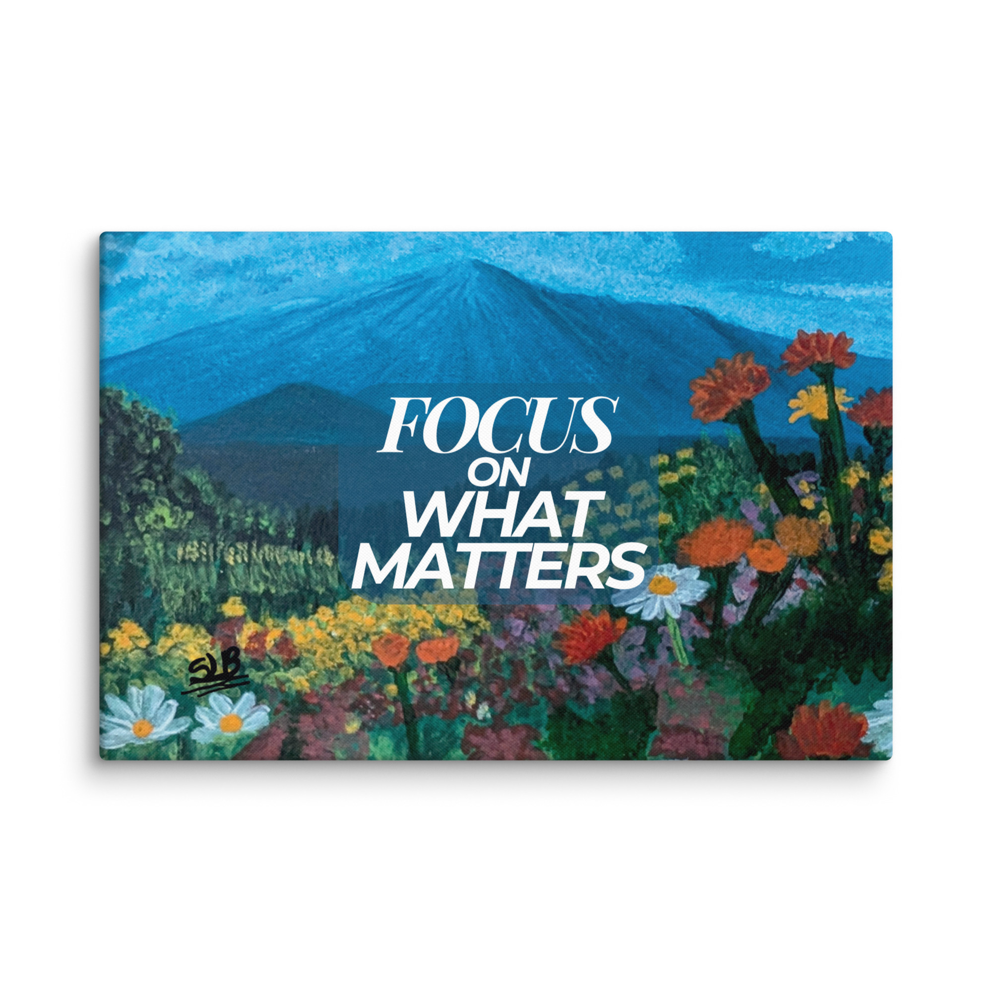 Motivational Quote Wall Art on Canvas - Wildflowers Collection - Image 17