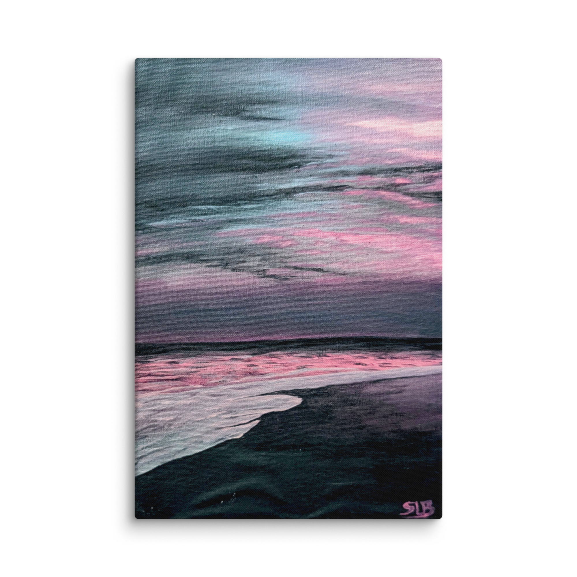 Wall Art on Canvas - Ocean Pink - Image 5