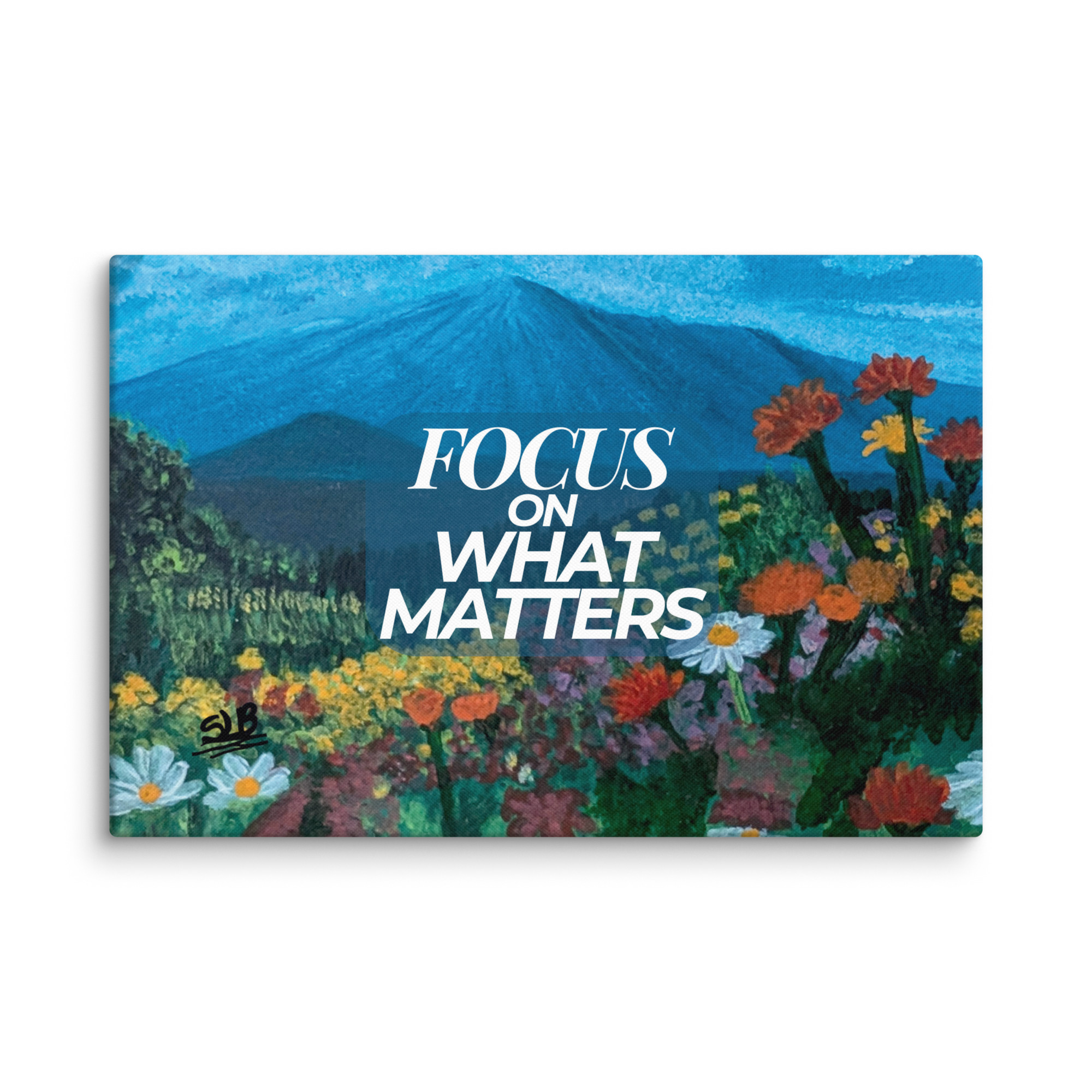 Motivational Quote Wall Art on Canvas - Wildflowers Collection - Image 18
