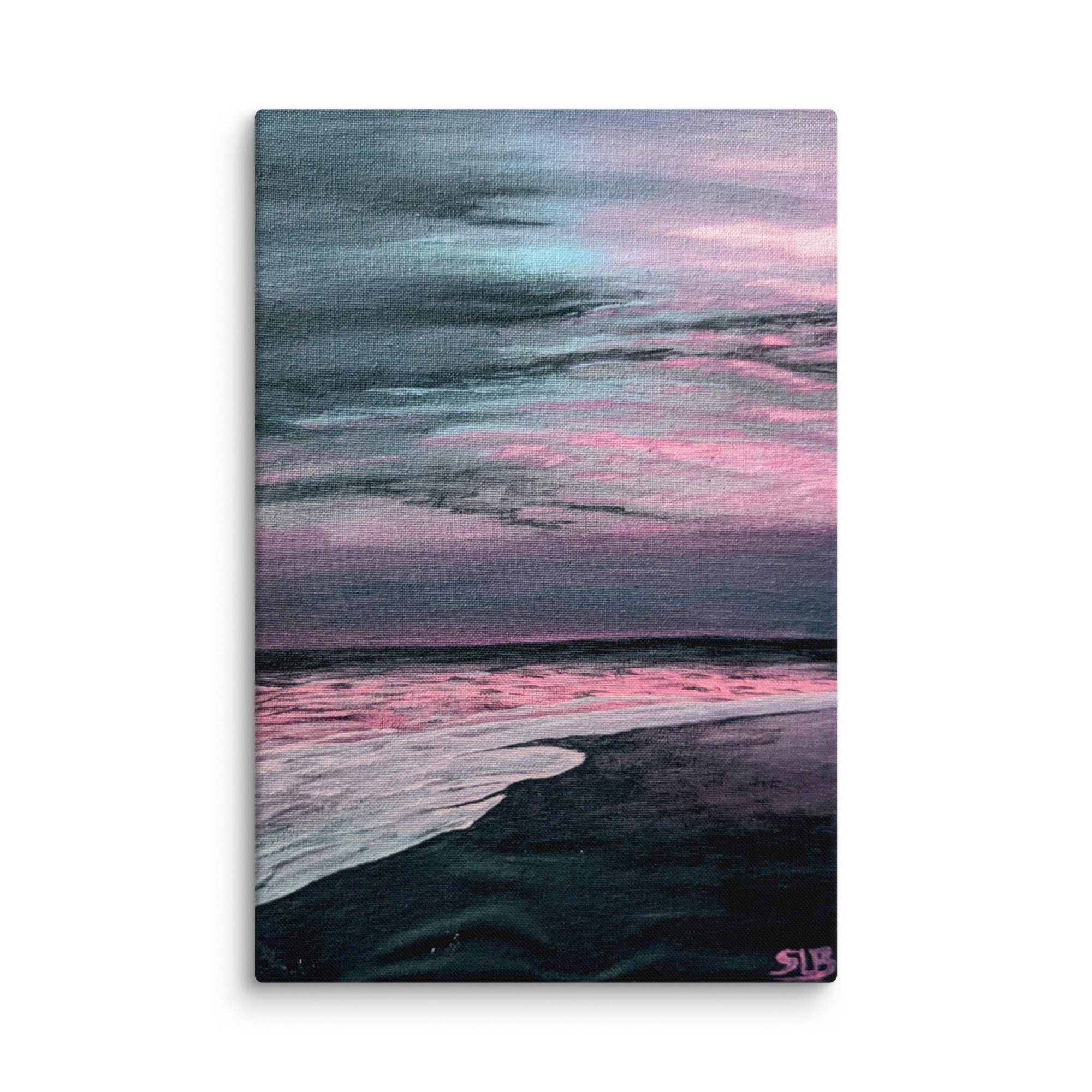 Wall Art on Canvas - Ocean Pink - Image 6