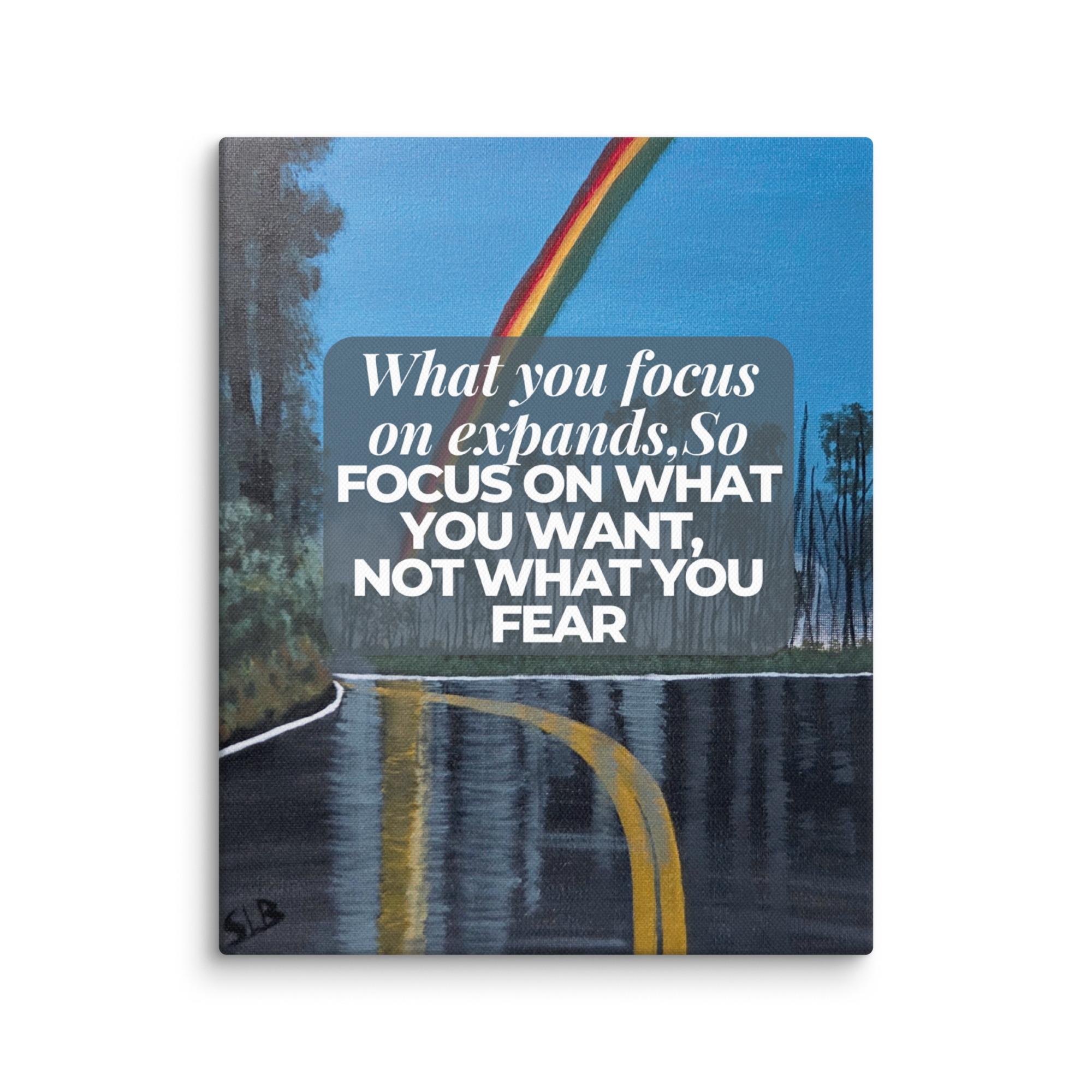Motivational Quote Wall Art on Canvas - Focus Expands - Image 7
