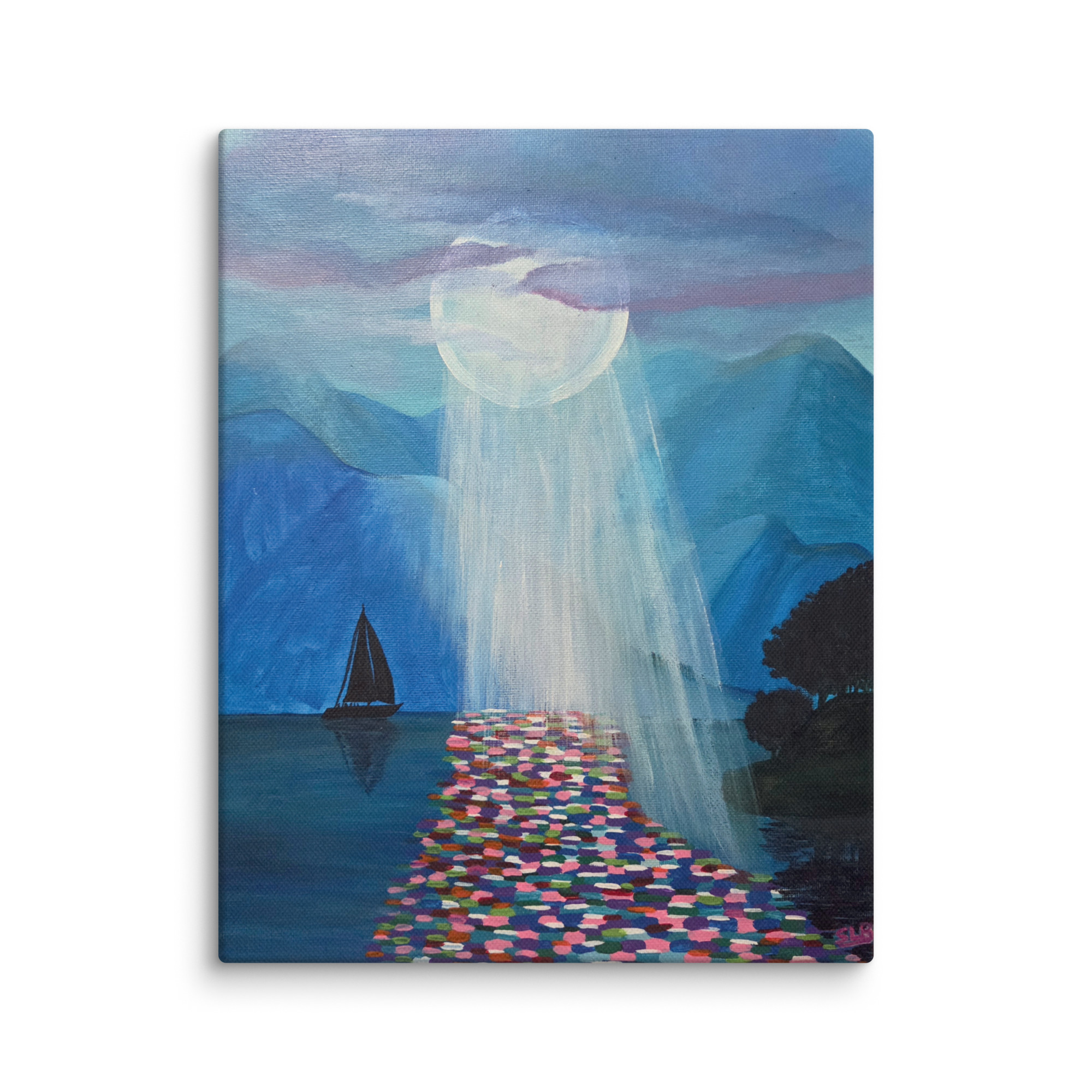 Wall Art on Canvas - Moonlit - Image 2