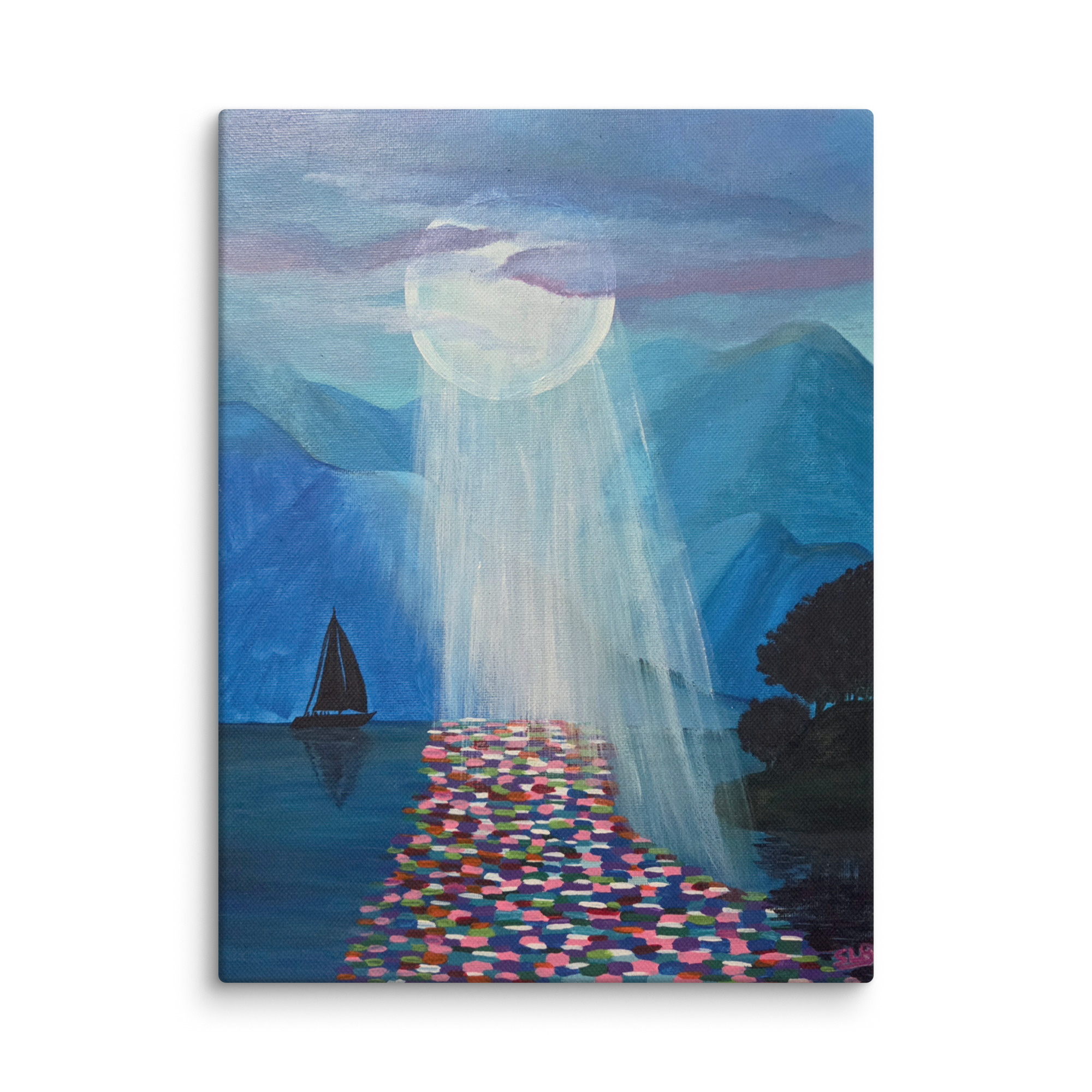 Wall Art on Canvas - Moonlit