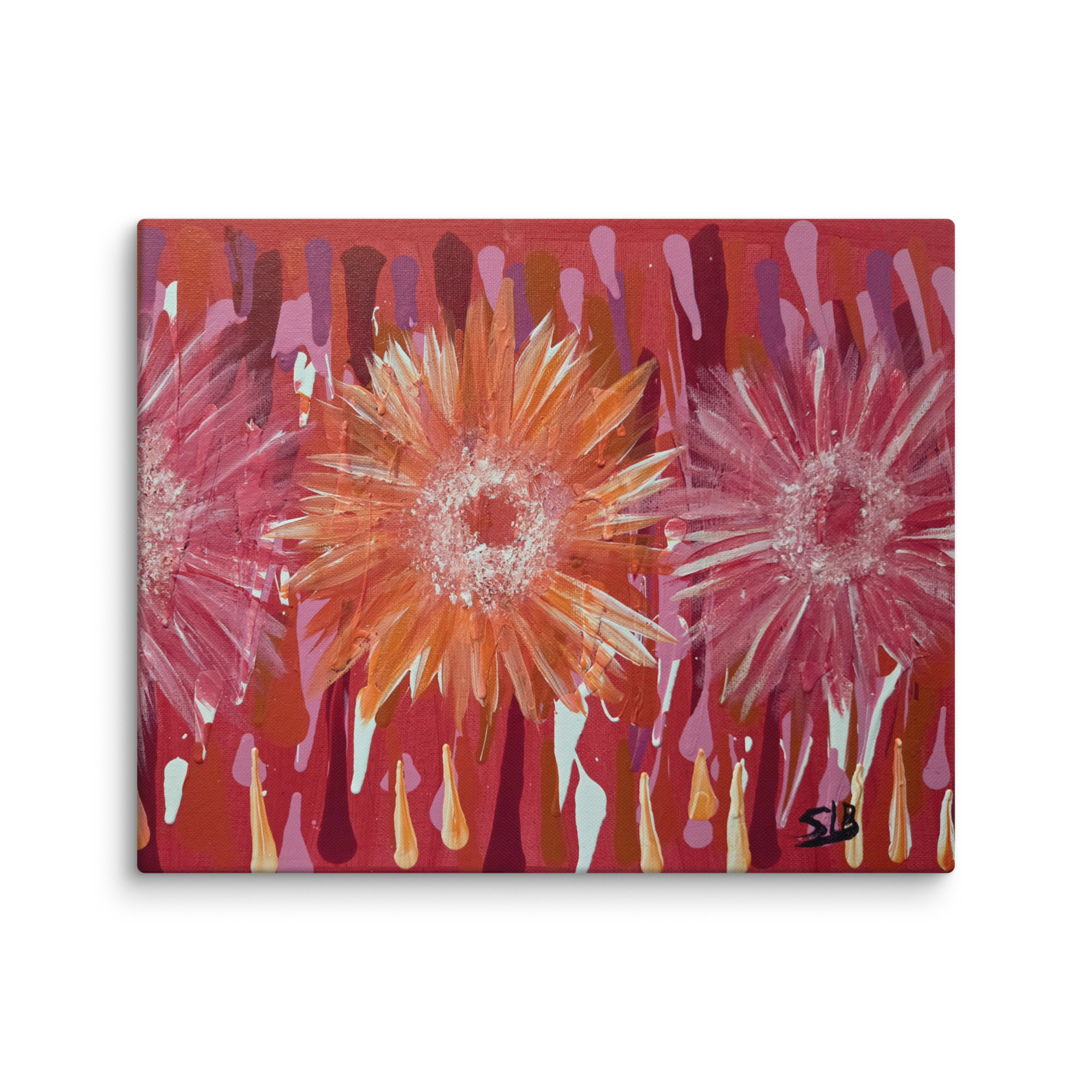 Wall Art on Canvas - Flower Abstract - Image 7