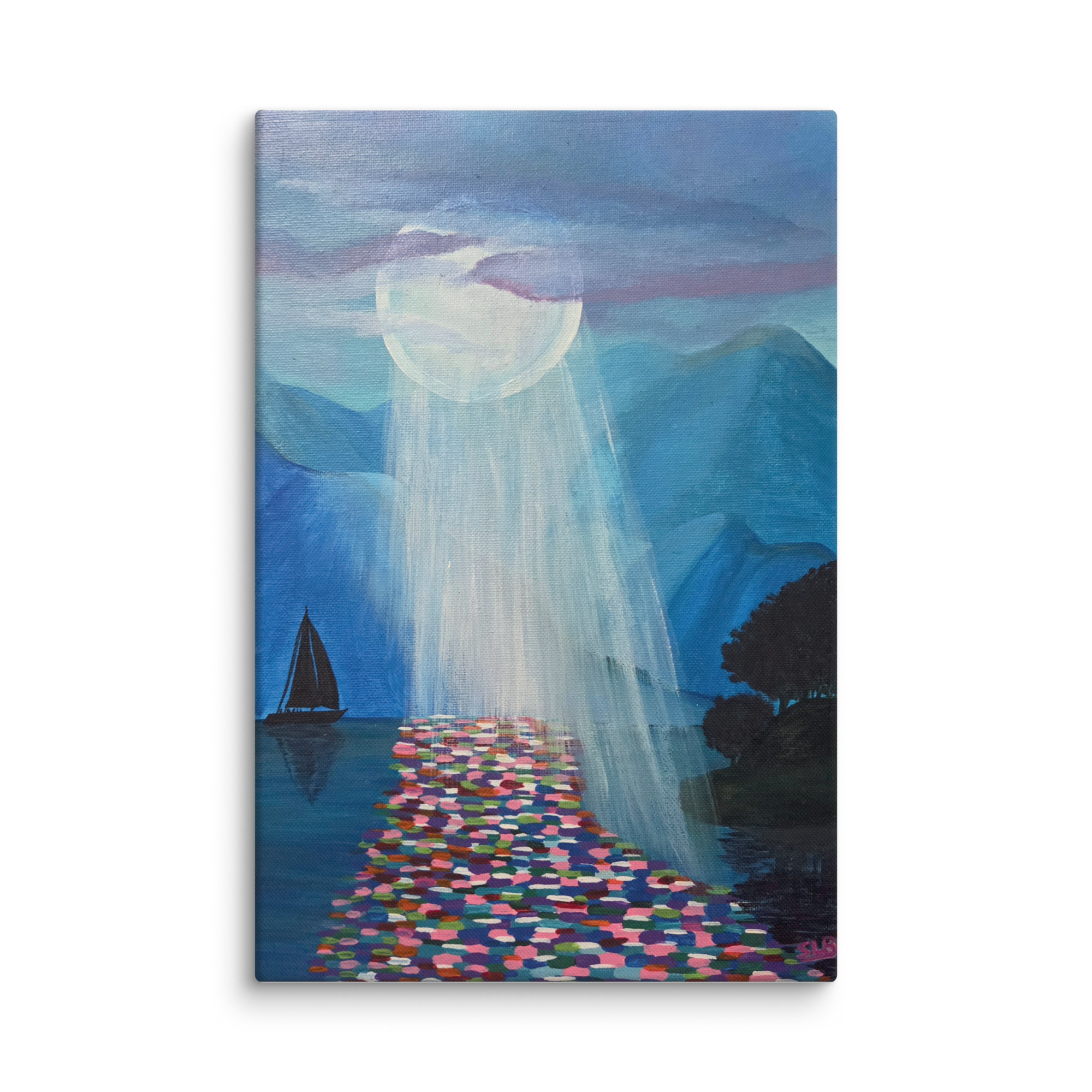 Wall Art on Canvas - Moonlit - Image 3