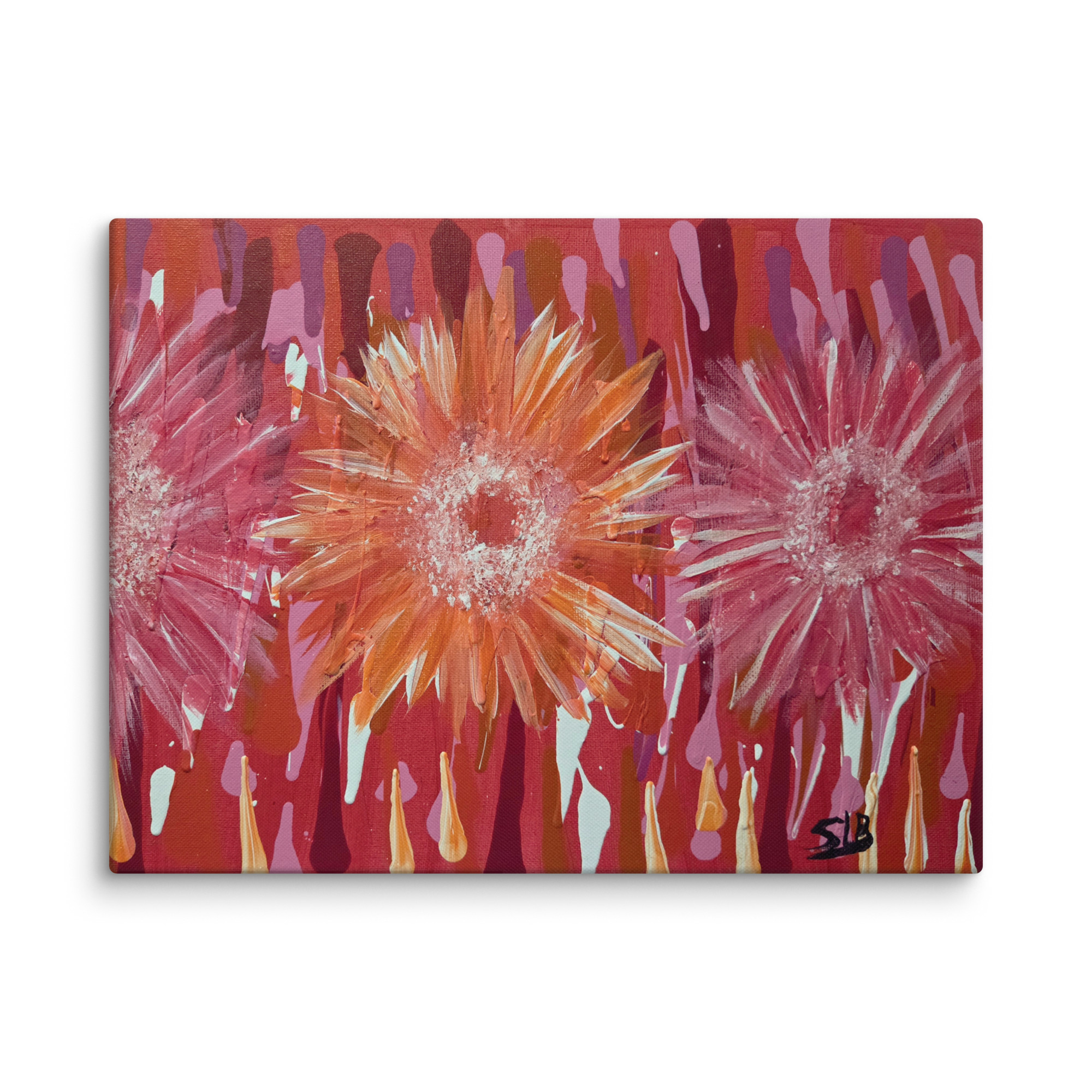 Wall Art on Canvas - Flower Abstract - Image 4