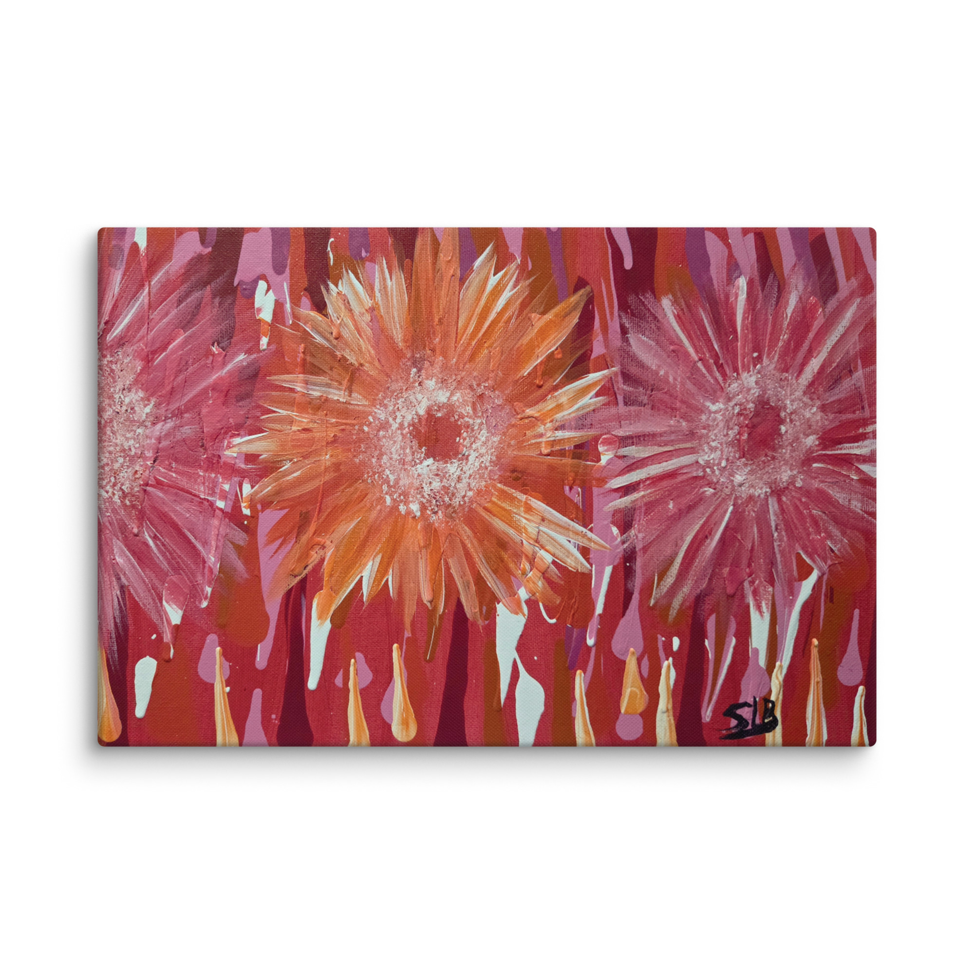 Wall Art on Canvas - Flower Abstract - Image 5