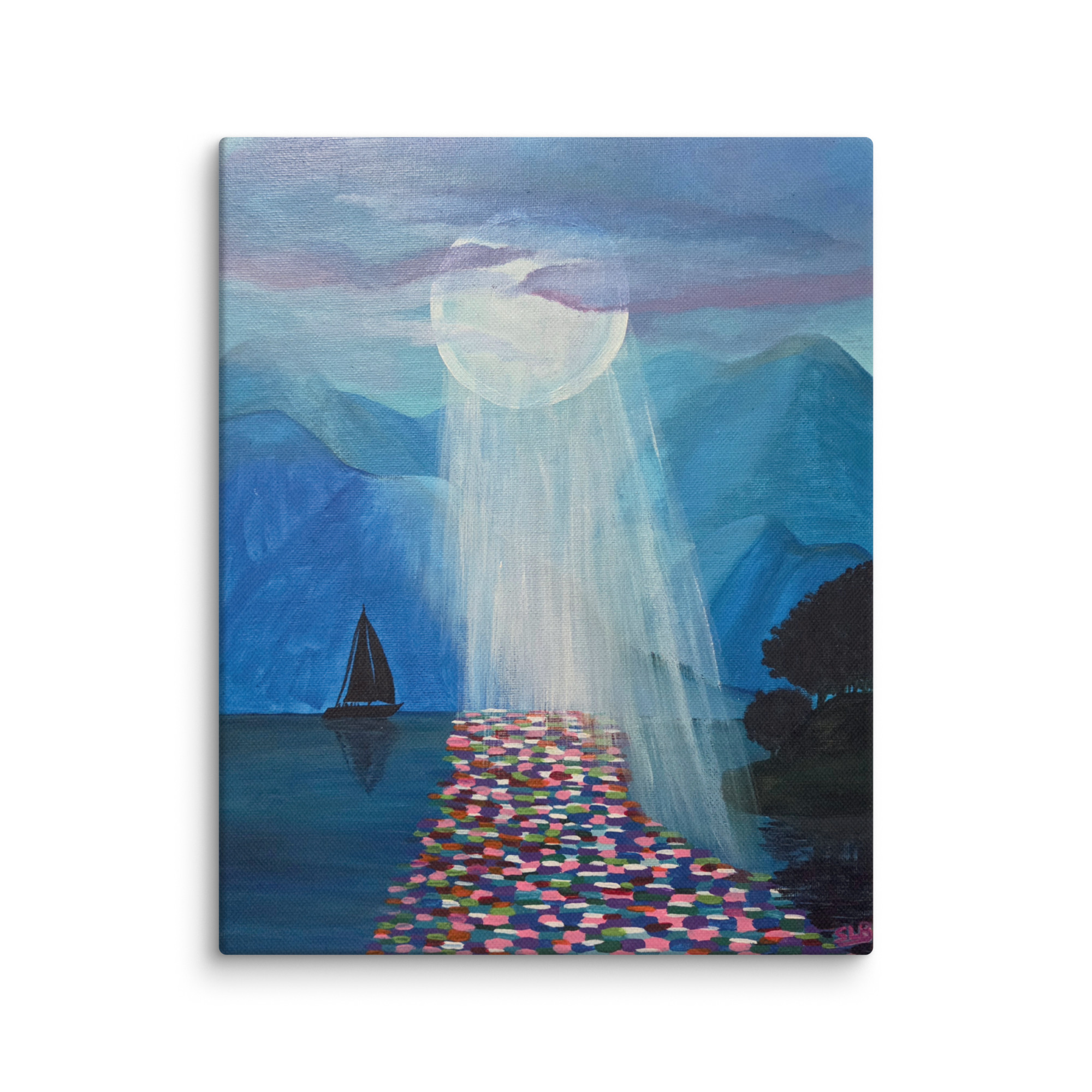 Wall Art on Canvas - Moonlit - Image 6